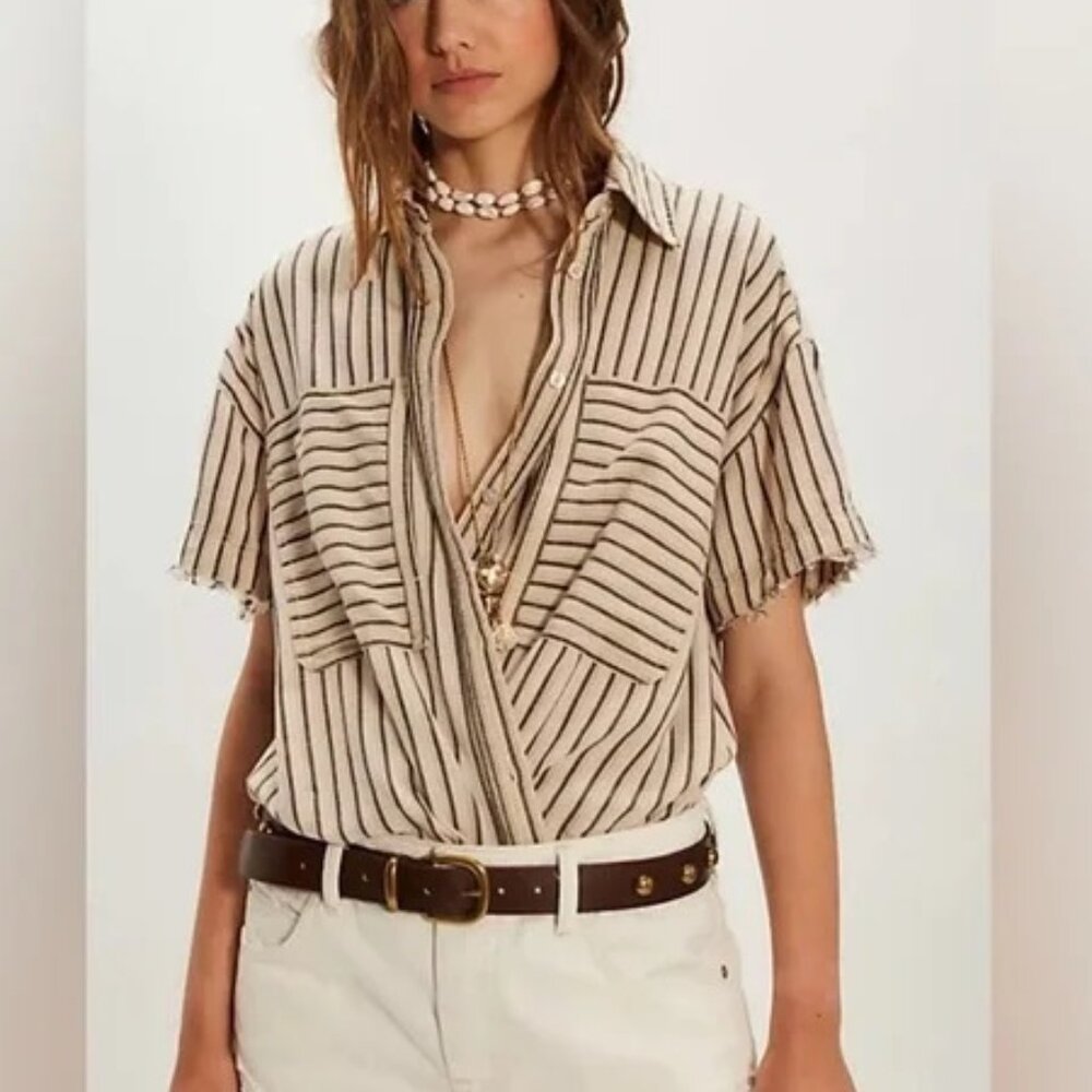NWOT Free People Christopher Shirt